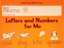 Letters and Numbers for Me (Student Workbook, Grade K)