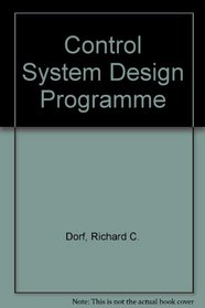 Csdp: Control System Design Program/With Disk