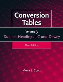 Conversion Tables: (set of 3 volumes)