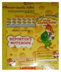 Geronimo Stilton - The Rodent's Gazette Set (press pass, reporter's notebook, do not disturb sign, cheese stickers & more)