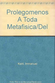 Prolegomenos A Toda Metafisica/Del
