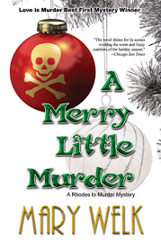 A Merry Little Murder (aka A Deadly Little Christmas) (Caroline Rhodes, Bk 1) (Larger Print)