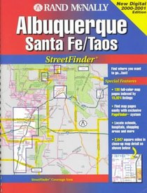 Rand McNally Albuquerque/Santa Fe/Taos: Streetfinder (USA StreetFinder Atlas)