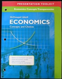 Economics Concepts and Choices, Economics Concepts Transparencies