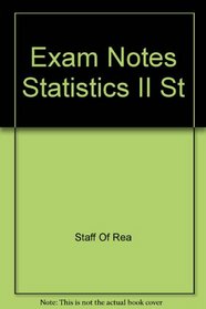 Statistics II EXAM Notes