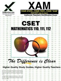 CSET Mathematics 110, 111, 112