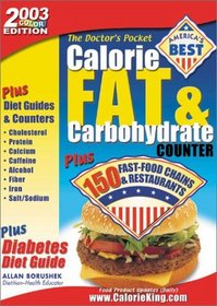 Doctor's Pocket Calorie, Fat,  Carbohydrate Counter, 2003