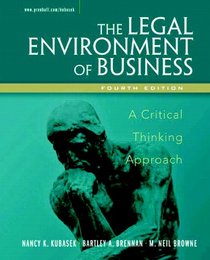 Legal Environment of Business: A Critical Thinking Approach (4th Edition)