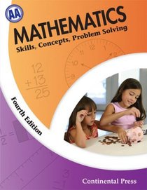 Math Workbooks: Mathematics: Skills, Concepts, Problem Solving, Level AA - 1st Grade
