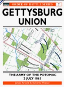 Gettysburg July 2 1863: Union : The Army of the Potomac (Order of Battle Series, 7)