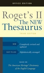 Roget's II: The New Thesaurus Third Edition
