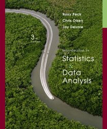 Student Solutions Manual for Peck/Olsen/Devore's Introduction to Statistics and Data Analysis, 3rd