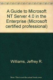 MCSE Guide to Microsoft NT Server 4.0 in the Enterprise