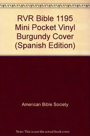 RVR Bible 1195 Mini Pocket Vinyl Burgundy Cover (Spanish Edition)