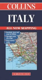 European Road Map Italy (Collins European Road Maps)