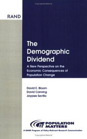 Demographic Dividend : New Perspective on Economic Consequences Population Change