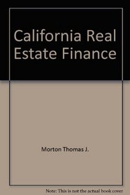California real estate finance