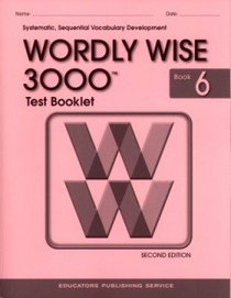 Wordly Wise 3000 Grade 6 Single Test - 2nd Edition