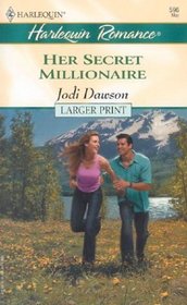 Her Secret Millionaire (Harlequin Romance, No 3750) (Larger Print)