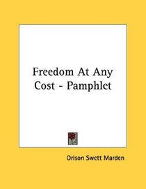 Freedom At Any Cost - Pamphlet