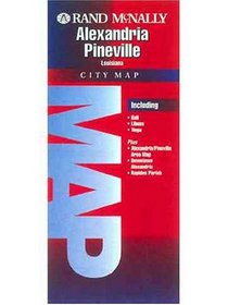 Folded Map-Alexandria  Pinesville (Rand McNally)