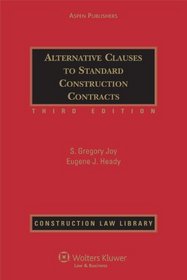 Alternative Clauses To Standard Construction Conracts 3e