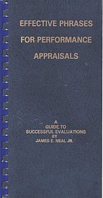 Effective phrases for performance appraisals: A guide to successful evaluations