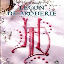 Leon de broderie : Techniques de base du linge de maison