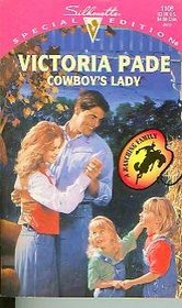Cowboy's Lady (Ranching Family, Bk 4) (Silhouette Special Edition, No 1106)