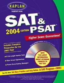 Kaplan SAT  PSAT 2004 with CD-ROM