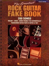 The Greatest Rock Guitar Fake Book