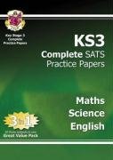 KS3 Maths, Science and English Complete Practice Papers: Higher