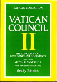 VATICAN COUNCIL II THE COUNCILIAR AND POST CONCILIAR DOCUMENTS