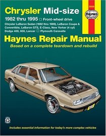 Haynes Repair Manuals: Chrysler Mid-Size Cars Owners Workshop Manual 1982-1995