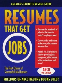 Arco Resumes That Get Jobs (Resumes That Get Jobs)