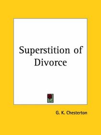 Superstition of Divorce