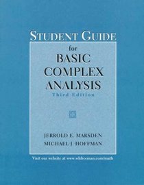 Basic Complex Analysis Student Guide