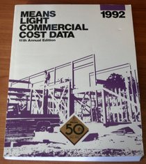 Means Light Commercial Cost Data, 1992