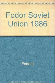 Fodor's Soviet Union 1986