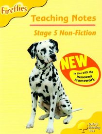 Oxford Reading Tree: Stage 5: Fireflies: Teaching Notes
