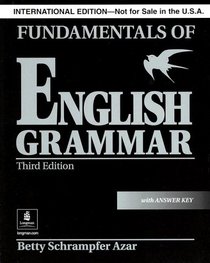 Fundamentals of English Grammar with Answer Key (Black), International Version, Azar Series (3rd Edition) (Azar)