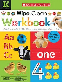 Wipe Clean Workbooks: Kindergarten (Scholastic Early Learners)