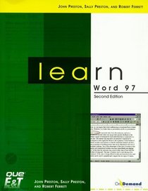 Learn Word 97 (Learn Series)