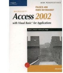 New Perspectives on Microsoft Access 2002 Visual Basic for Applications- Advanced