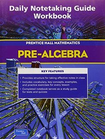 Pre-algebra: Daily Notetaking Guide Workbook