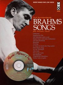 Music Minus One Mezzo-Soprano, Contralto or Bass-Baritone Voice: Brahms German Lieder, Low Voice (Book & CD)