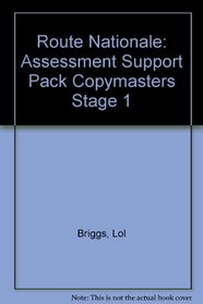 Route Nationale: Assessment Support Pack Copymasters 1