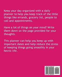 She Believed She Could, So She Did Daily Planner and Journal: Inspirational Organizer For Daily Time Management and Appointments