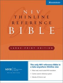 NIV Thinline Reference Large Print Bible (New International Version)