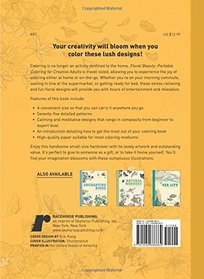 Floral Beauty: Portable Coloring for Creative Adults